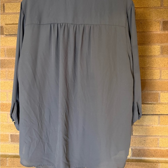 Torrid Charcoal Blouse - Picture 2 of 7